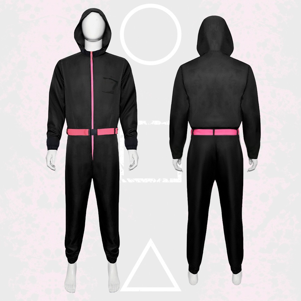 Party Games Juego - Costume de Cosplay Calamari noir, combinaison