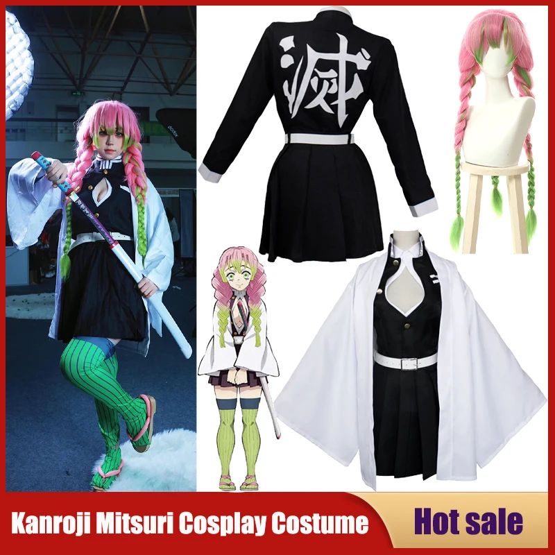 Party Games For Adults And Kids - Costume de Cosplay Anime Kanroji Mitsuri