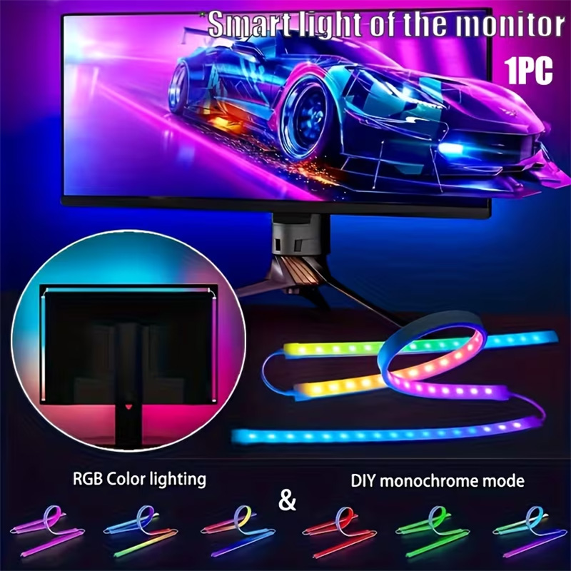 Party Games Night - Bande lumineuse RGB pour jeux, rétroéclairage