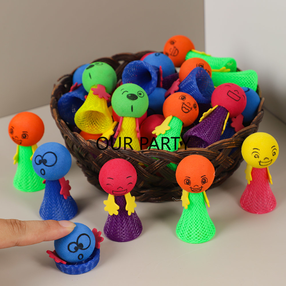 Party Games Jenga - Petit elfe rebondissant coloré, 15 pièces,