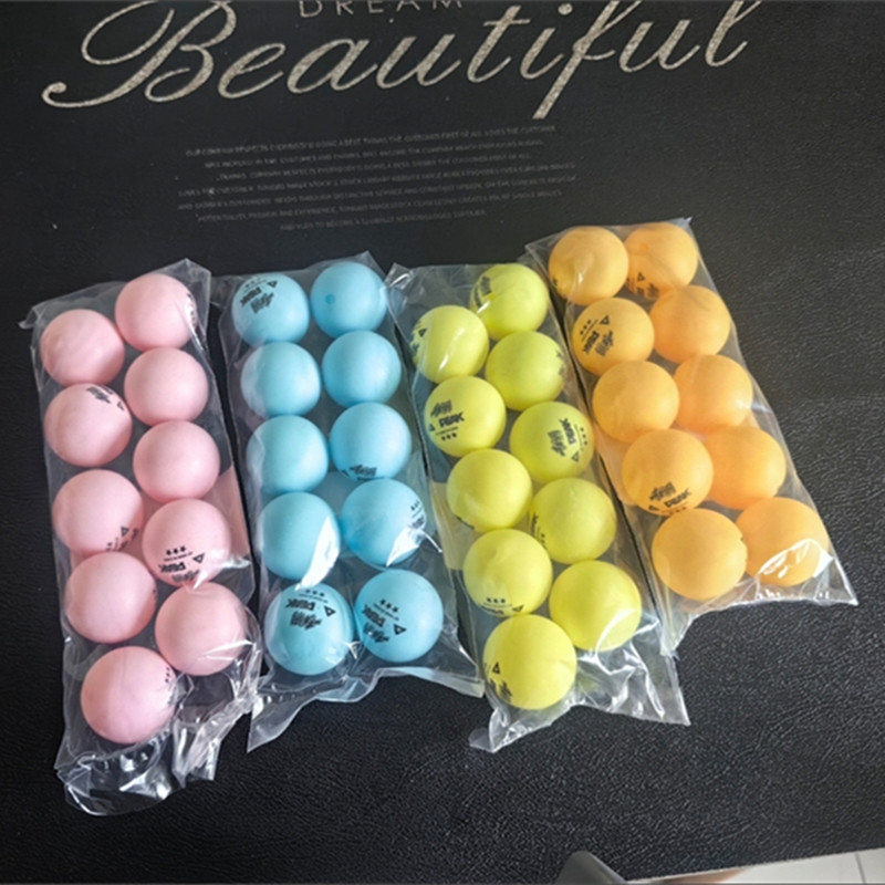 Party Games Jenga - Balles de ping-pong colorées Dopamine bleues,