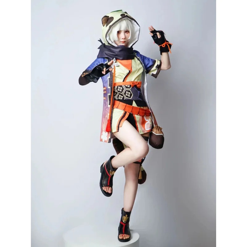 Zelda Party Games - Costume de cosplay Genshin Impact Sayu