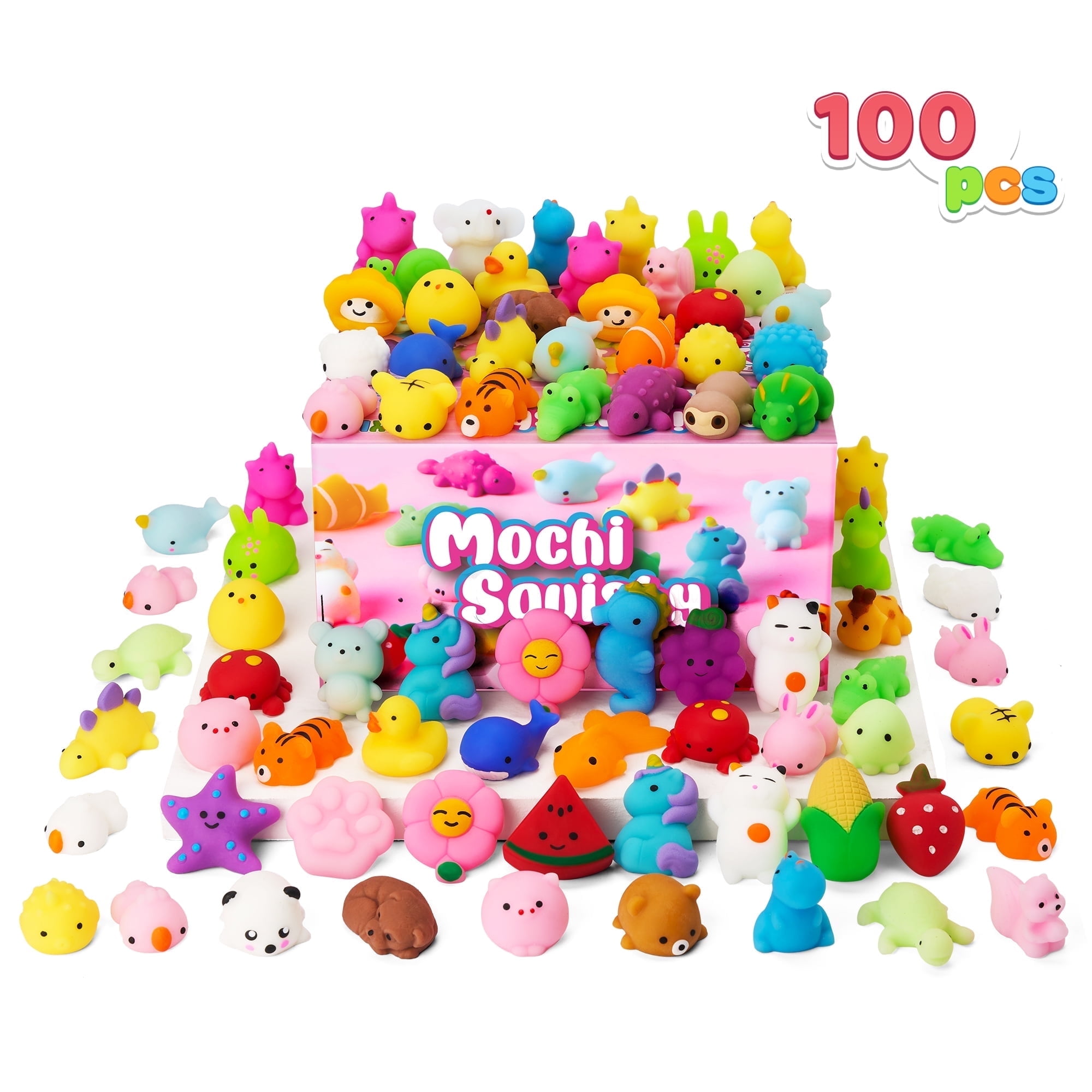Party Games Animals - Joyfy 100 pièces Mini animaux et
