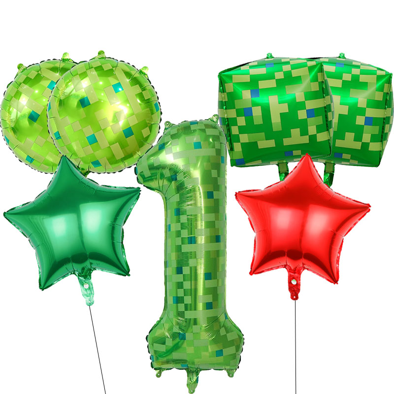 Lot de 7 ballons à thème Pixel - Party Games Gamecube avis et prix