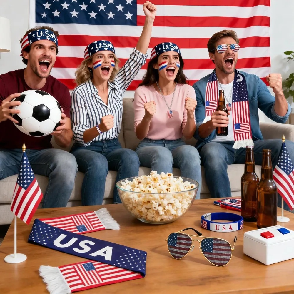 Kit de Supporter Patriotique U - Party Games Usa avis et prix