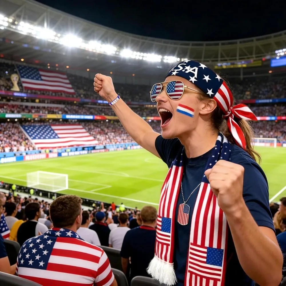 Kit de Supporter Patriotique U - Party Games Usa avis et prix