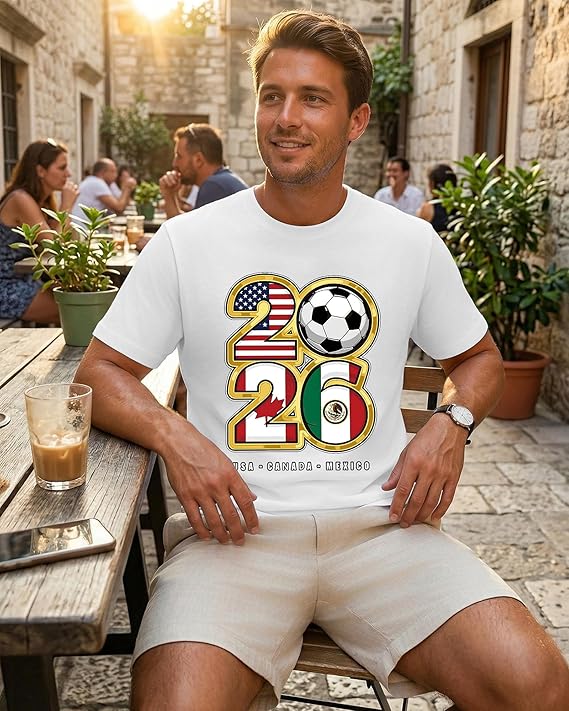 T-shirt de supporter de footba - Party Games Usa avis et prix
