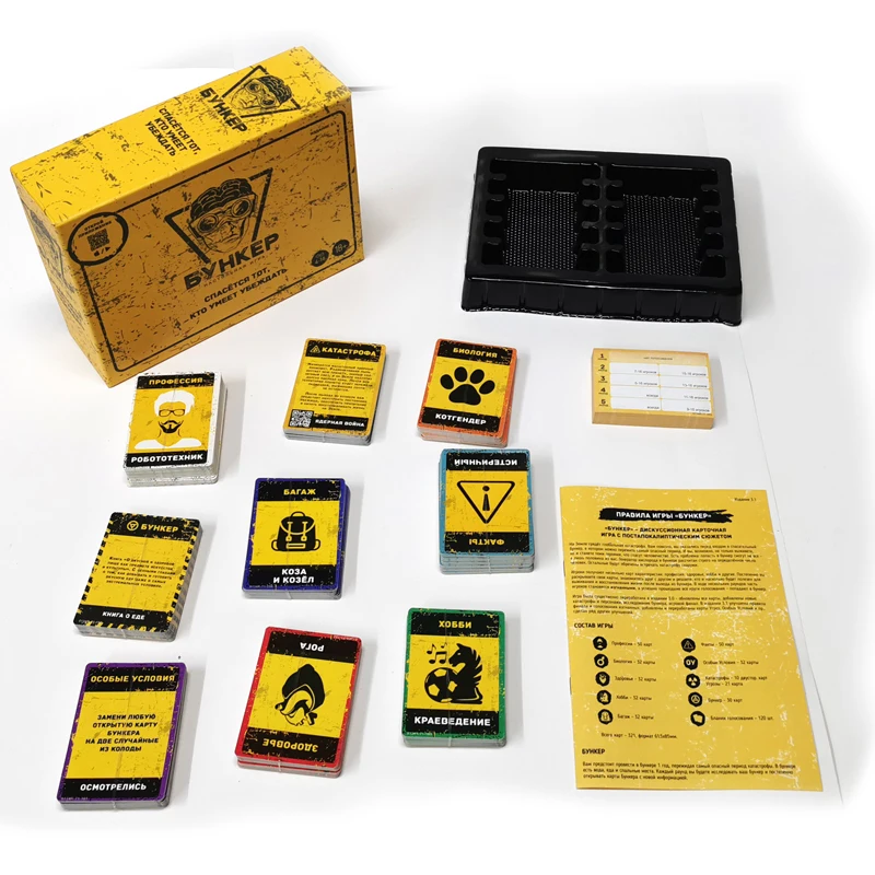 Jeu de cartes en russe et en a - Party Games Night avis et prix