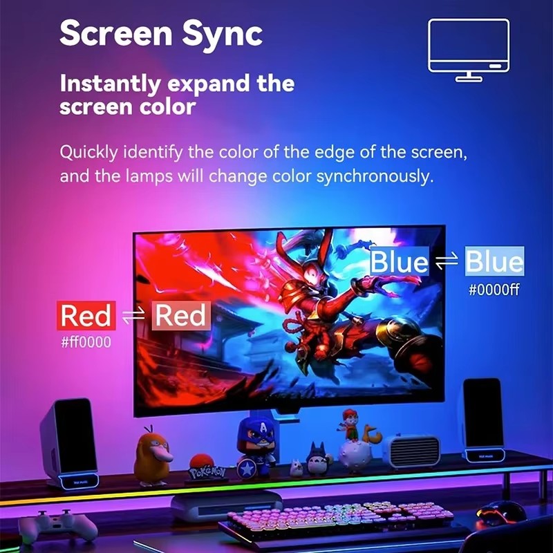 Bande lumineuse de jeu RGB, ré - Party Games Night avis et prix
