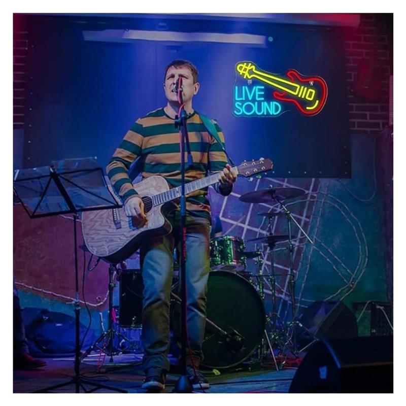 Enseignes néon Guitare Rock an - Party Games Music avis et prix