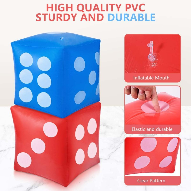 Dés géants gonflables en PVC p - Party Games Gamecube avis et prix