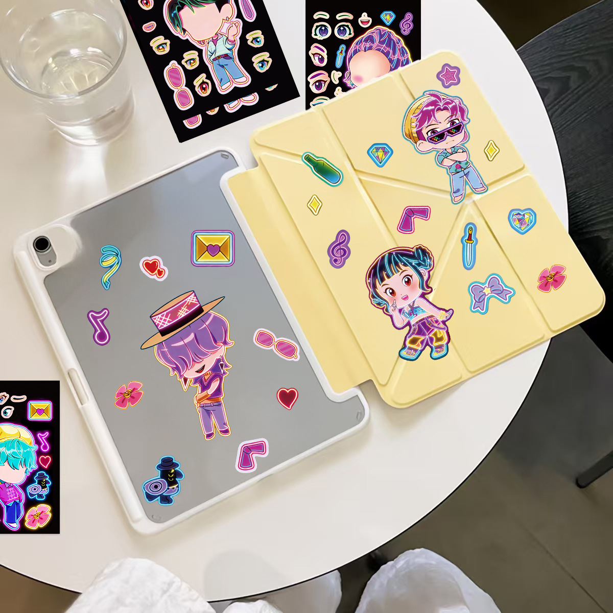 8 autocollants amusants pour f - Party Games Music avis et prix