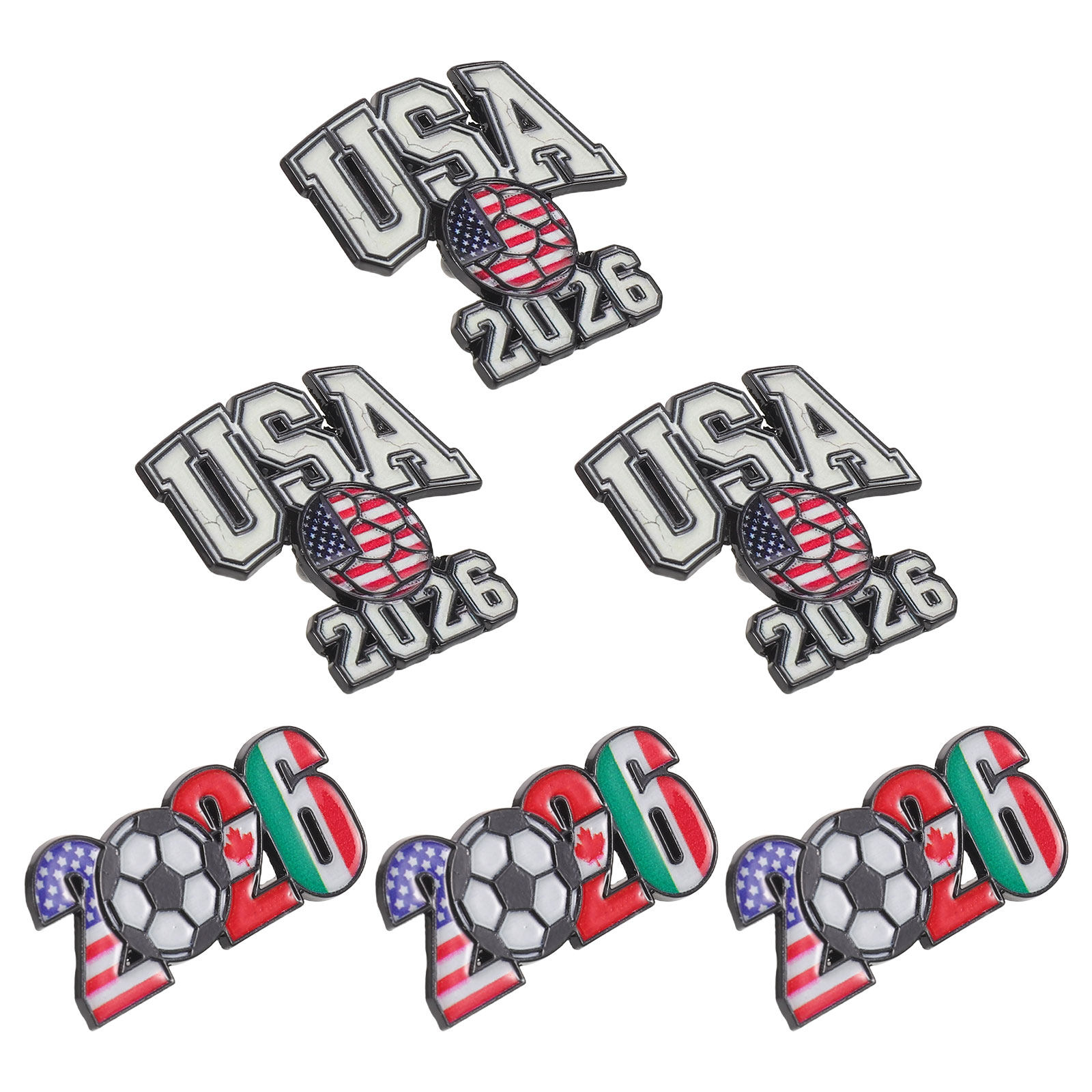 Lot de 6 épingles de revers de - Party Games Usa avis et prix