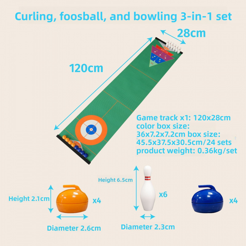 Jeu de table Curling, Mini Hoc - Party Games For Adults And Kids avis et prix