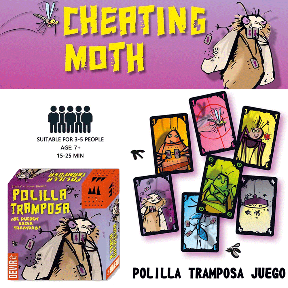 Polilla Tramposa jeux De socié - Party Games Juego avis et prix